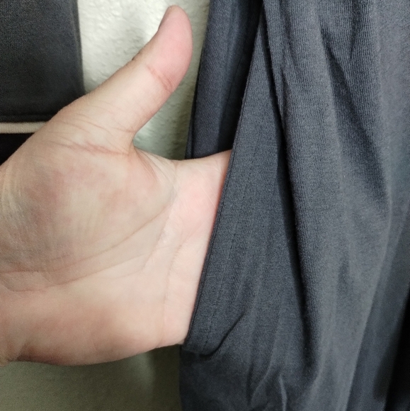Parachute for Target Jersey Lounge Robe Charcoal Gray Unisex Size L / XL - Picture 3 of 6